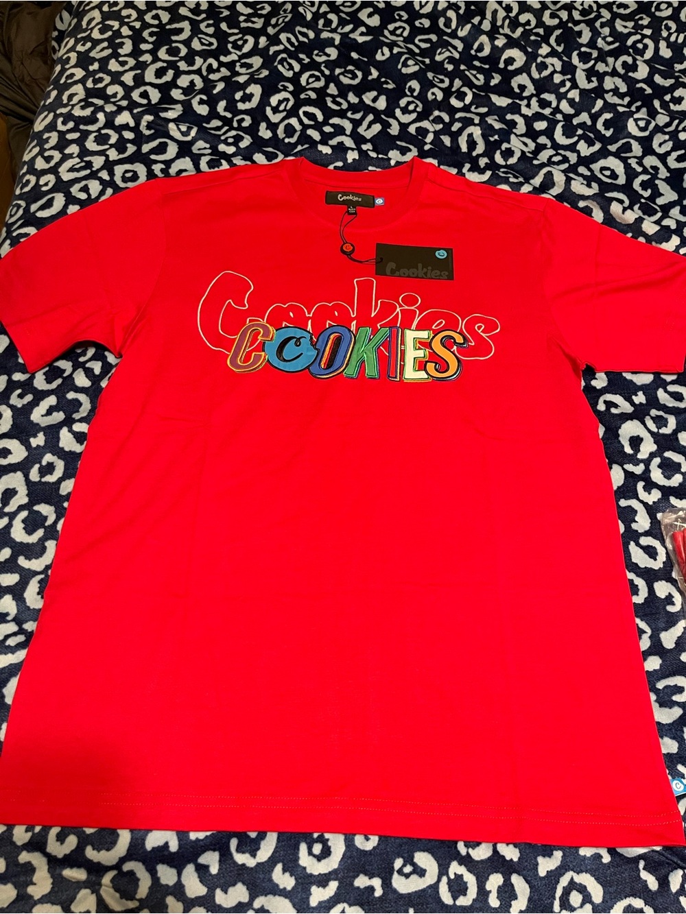 Cookies Red Short Sleeve Graphic Tee for Men
